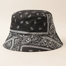 Load image into Gallery viewer, Paisley Pattern Reversible Safari Bucket Hat Collection
