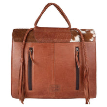Load image into Gallery viewer, Genuine Leather &amp; Cowhide Briefcase
