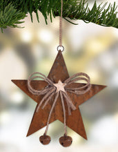 Load image into Gallery viewer, Metal Star Ornament
