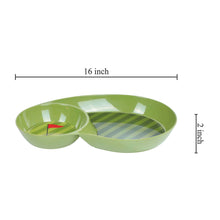 Load image into Gallery viewer, Golf-Themed Melamine Chip &amp; Dip Platter
