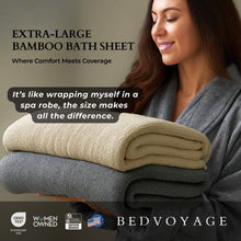 Load image into Gallery viewer, Melange ViscoseBamboo/Cotton Bath Sheet
