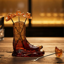 Load image into Gallery viewer, 5-Piece Cowboy Boot Cocktail Pick Set
