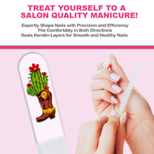 Load image into Gallery viewer, Boot Cactus Crystal Nail File

