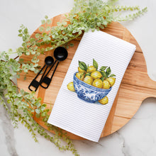Load image into Gallery viewer, Chinoiserie Lemon Kitchen Towel
