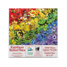 Load image into Gallery viewer, Rainbow Butterflies 1000 pc Puzzle
