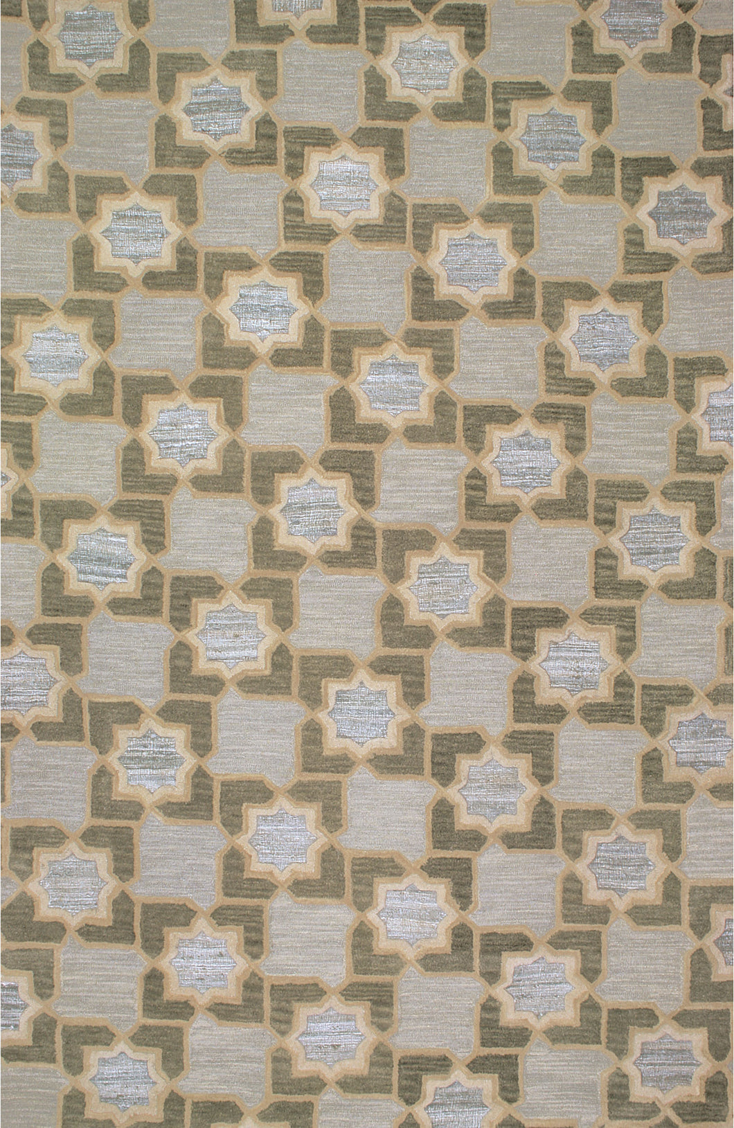 Wool Dimensions Aqua Rug 5' x 8'