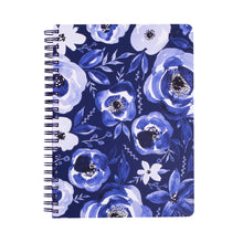 Load image into Gallery viewer, Mini Blue Floral Watercolor Notebook
