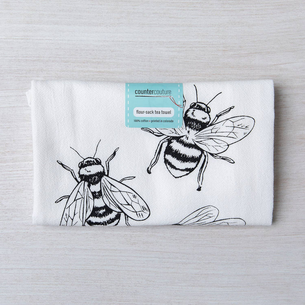 Bumble Bee Flour Sack Towel