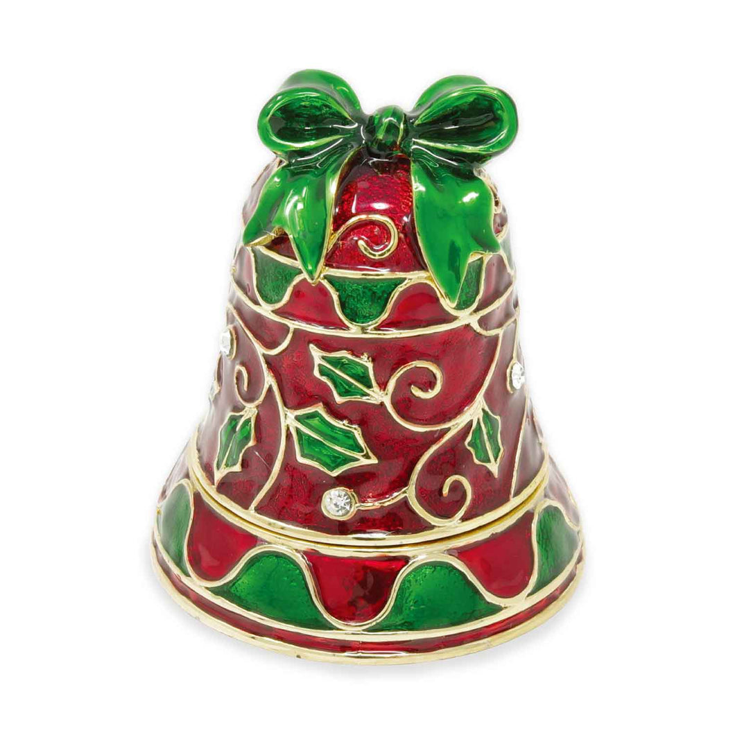 Jingle Bell Christmas Trinket Box
