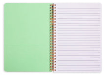 Load image into Gallery viewer, Mini Mint Floral Notebook
