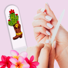 Load image into Gallery viewer, Boot Cactus Crystal Nail File
