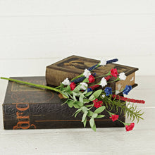 Load image into Gallery viewer, 18" Patriotic Carnation Blossom w/ Heather
