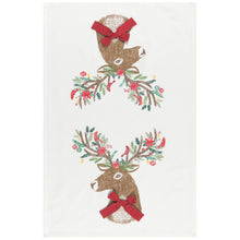 Load image into Gallery viewer, Dasher Deer Christmas Dish Towel
