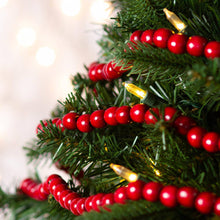 Load image into Gallery viewer, Cranberry-Stained Wood Bead Garlands
