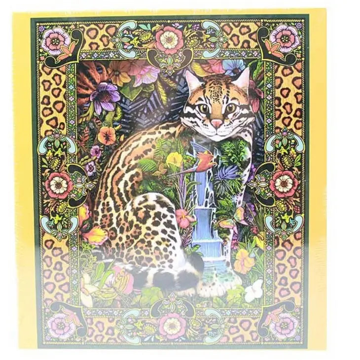 Floral Cheeta Puzzle 1000 Piece
