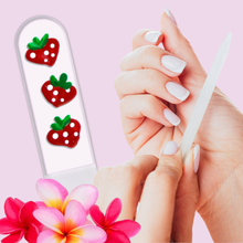 Load image into Gallery viewer, Strawberry Summer Crystal Nail File

