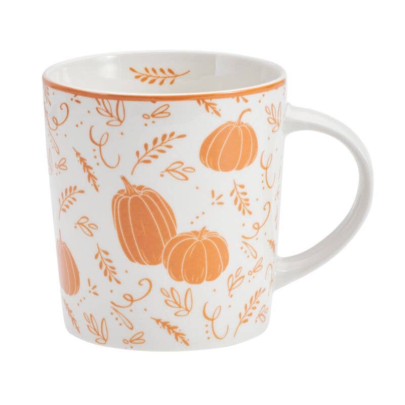 Pumpkins Leaves Mug