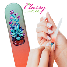Load image into Gallery viewer, Succulent Crystal Nail File

