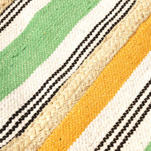 Load image into Gallery viewer, Striped Jute Braided Tote Bag
