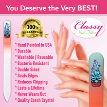Load image into Gallery viewer, Succulent Crystal Nail File
