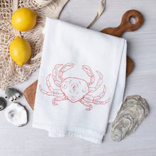 Load image into Gallery viewer, Dungeness Crab Flour Sack Towel
