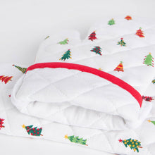 Load image into Gallery viewer, Merry &amp; Bright Oven Mitt
