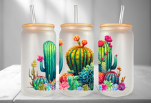 Load image into Gallery viewer, Cactus &amp; Succulents Glass Tumbler
