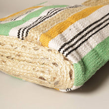 Load image into Gallery viewer, Striped Jute Braided Tote Bag
