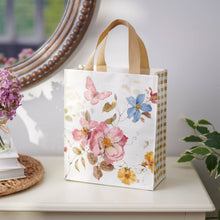 Load image into Gallery viewer, Floral Butterfly Tote Bag
