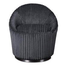 Load image into Gallery viewer, Gray Chenille Swivel Chair
