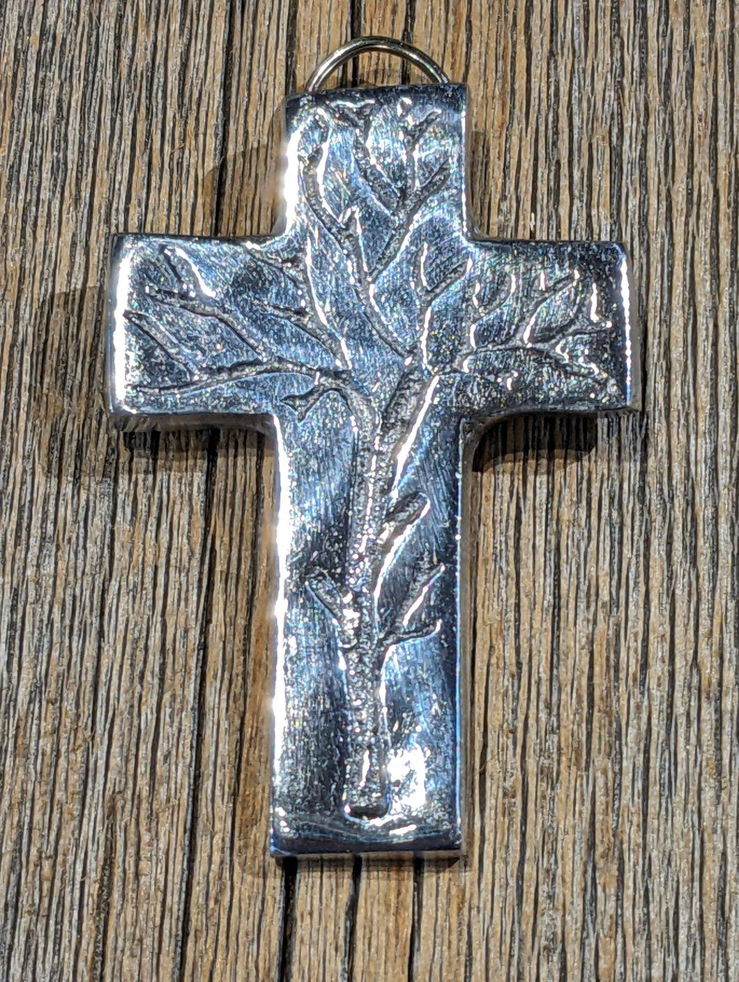 Pewter Dead Tree Cross