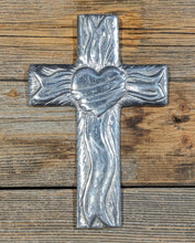 Load image into Gallery viewer, Pewter Heart Wall Cross
