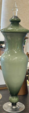Load image into Gallery viewer, Green Glass Urn
