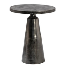 Load image into Gallery viewer, Strumm Black Aluminum 20&quot; Round End Table

