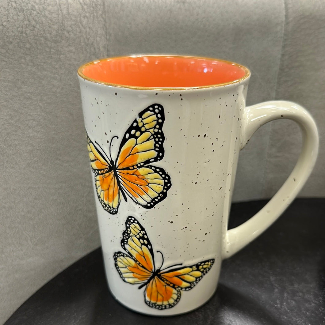 Orange Butterfly Mug