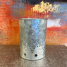 Load image into Gallery viewer, Galvanized Star Candle Holder
