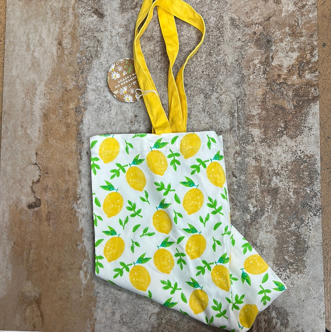 Lemon Canvas Tote Bag
