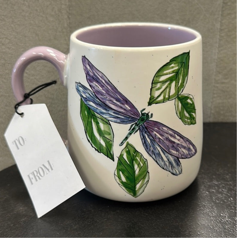 Purple Dragonfly Mug