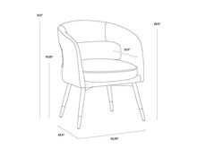 Load image into Gallery viewer, Morris Barrel-Back Dining Chair
