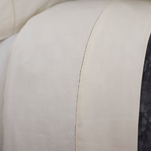Load image into Gallery viewer, Ivory Murano Hemstitched King Sheet Set
