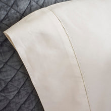 Load image into Gallery viewer, Ivory Murano Hemstitched King Sheet Set
