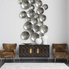 Load image into Gallery viewer, Silver Metal Wall Decor Set of 3
