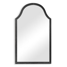 Load image into Gallery viewer, Hammered Black Rub Metal Frame Mirror
