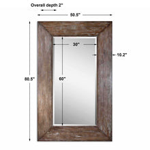 Load image into Gallery viewer, Langford Large Beveled Mirror 51&quot; x 81&quot;
