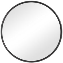 Load image into Gallery viewer, Ringham Round Solid Iron Mirror 35”
