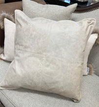 Load image into Gallery viewer, Mumford Gray Leather Pillow (6172837445830)
