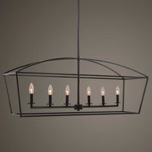 Load image into Gallery viewer, Clayton 6 light Linear Chandelier
