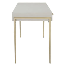 Load image into Gallery viewer, White Faux Shagreen Desk
