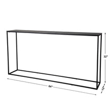 Load image into Gallery viewer, Black Iron Console Table
