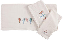 Load image into Gallery viewer, Embroidered Cactus Bath towels , 3 piece
